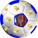 Tortenaufleger Fussball Fußball in 3D-Optik...