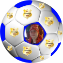 Tortenaufleger Fussball Fußball in 3D-Optik...