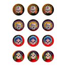 Muffinaufleger Cupcakes Muffins Halloween Zuckerpapier...