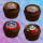 Muffinaufleger Cupcakes Muffins Halloween Zuckerpapier Totenkopf Dia de los Muertos (Tag der Toten) HW20