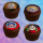 Muffinaufleger Cupcakes Muffins Halloween Zuckerpapier Totenkopf Dia de los Muertos (Tag der Toten) HW20