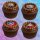 Muffinaufleger Cupcakes Muffins Halloween Zuckerpapier Totenkopf Dia de los Muertos (Tag der Toten) HW20