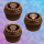 Muffinaufleger Cupcakes Muffins Halloween Zuckerpapier Totenkopf Dia de los Muertos (Tag der Toten) HW21