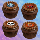 Muffinaufleger Cupcakes Muffins Halloween Party Feier Zuckerpapier Smileys HW23