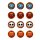 Muffinaufleger Cupcakes Muffins Halloween Party Feier Zuckerpapier Smileys HW23