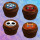 Muffinaufleger Cupcakes Muffins Halloween Party Feier Zuckerpapier Smileys HW23