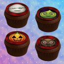 Muffinaufleger Cupcakes Muffins Halloween Party Feier...