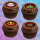 Muffinaufleger Cupcakes Muffins Halloween Party Feier Zuckerpapier Smileys HW24