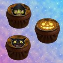 Muffinaufleger Cupcakes Muffins Halloween Zuckerpapier...