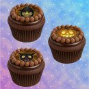 Muffinaufleger Cupcakes Muffins Halloween Zuckerpapier...