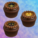 Muffinaufleger Cupcakes Muffins Halloween Zuckerpapier Hexe Kürbis Katze HW25