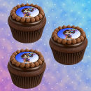 Muffinaufleger Cupcakes Muffins Halloween Zuckerpapier Dia de los Muertos (Tag der Toten) HW27