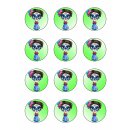 Muffinaufleger Cupcakes Muffins Halloween Zuckerpapier...