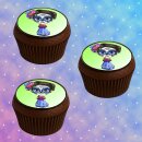 Muffinaufleger Cupcakes Muffins Halloween Zuckerpapier...