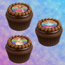 Muffinaufleger Cupcakes Muffins Zuckerpapier Kindergeburtstag Fantasy Einhorn Einhörner FT11