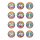 Muffinaufleger Cupcakes Muffins Zuckerpapier Kindergeburtstag Fantasy Einhorn Einhörner FT11