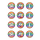 Muffinaufleger Cupcakes Muffins Zuckerpapier Kindergeburtstag Fantasy Einhorn Einhörner FT11