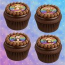 Muffinaufleger Cupcakes Muffins Kindergeburtstag Tiere Affen AF01 (Zuckerpapier)