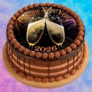 Tortenaufleger Fototorte Tortenbild Rund 20 cm Ø Silvester SI01