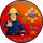 Tortenaufleger Fototorte Tortenbild Kindergeburtstag Feuerwehrmann SAM FS01 (Zuckerpapier) Rund 20 cm Ø