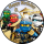 Tortenaufleger Fototorte Tortenbild Kindergeburtstag Ninjago NJ02 (Zuckerpapier)