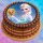 Tortenaufleger Fototorte Tortenbild Kindergeburtstag Frozen Elsa Eiskönigin F01 (Zuckerpapier)
