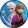 Tortenaufleger Fototorte Tortenbild Kindergeburtstag Frozen Elsa Anna Eiskönigin F02 (Zuckerpapier)