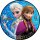 Tortenaufleger Fototorte Tortenbild Kindergeburtstag Frozen Elsa Anna Eiskönigin F02 (Zuckerpapier)