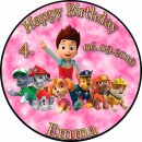 Kopie von Tortenaufleger Fototorte Tortenbild Kindergeburtstag Paw Patrol PP02 (Zuckerpapier)