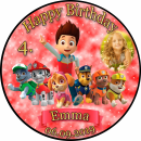 Kopie von Tortenaufleger Fototorte Tortenbild Kindergeburtstag Paw Patrol PP02 (Zuckerpapier)