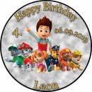 Kopie von Tortenaufleger Fototorte Tortenbild Kindergeburtstag Paw Patrol PP02 (Zuckerpapier)