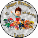 Kopie von Tortenaufleger Fototorte Tortenbild Kindergeburtstag Paw Patrol PP02 (Zuckerpapier)