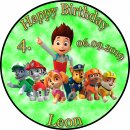 Kopie von Tortenaufleger Fototorte Tortenbild Kindergeburtstag Paw Patrol PP02 (Zuckerpapier)