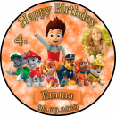 Kopie von Tortenaufleger Fototorte Tortenbild Kindergeburtstag Paw Patrol PP02 (Zuckerpapier)