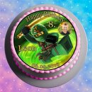 Tortenaufleger Fototorte Tortenbild Kindergeburtstag Ninjago NJ03 (Zuckerpapier) Rund 20 cm Ø mit Foto