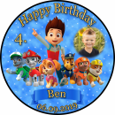 Tortenaufleger Fototorte Tortenbild Kindergeburtstag Paw...