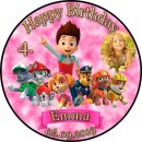 Tortenaufleger Fototorte Tortenbild Kindergeburtstag Paw...