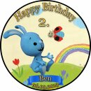 Tortenaufleger Fototorte Tortenbild Kindergeburtstag Kikaninchen KI01 (Zuckerpapier)