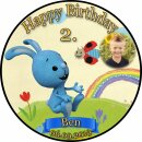 Tortenaufleger Fototorte Tortenbild Kindergeburtstag Kikaninchen KI01 (Zuckerpapier)