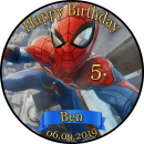 Tortenaufleger Fototorte Tortenbild Kindergeburtstag Spiderman SP01 (Zuckerpapier)