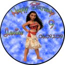 Tortenaufleger Fototorte Tortenbild Kindergeburtstag Vaiana VA01 (Zuckerpapier)