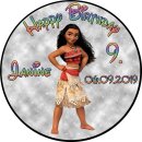 Tortenaufleger Fototorte Tortenbild Kindergeburtstag Vaiana VA01 (Zuckerpapier)