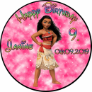 Tortenaufleger Fototorte Tortenbild Kindergeburtstag Vaiana VA01 (Zuckerpapier)