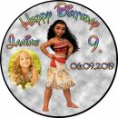 Tortenaufleger Fototorte Tortenbild Kindergeburtstag Vaiana VA01 (Zuckerpapier)
