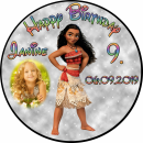Tortenaufleger Fototorte Tortenbild Kindergeburtstag Vaiana VA01 (Zuckerpapier)