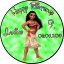 Tortenaufleger Fototorte Tortenbild Kindergeburtstag Vaiana VA01 (Zuckerpapier)
