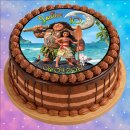 Tortenaufleger Fototorte Tortenbild Kindergeburtstag Vaiana VA03 (Zuckerpapier)