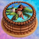 Tortenaufleger Fototorte Tortenbild Kindergeburtstag Vaiana VA05 (Zuckerpapier)