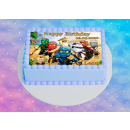 Tortenaufleger Fototorte Tortenbild Kindergeburtstag Ninjago NJ05 (Zuckerpapier)