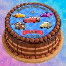 Tortenaufleger Fototorte Tortenbild Kindergeburtstag Disney Pixar Cars C01 (Zuckerpapier)